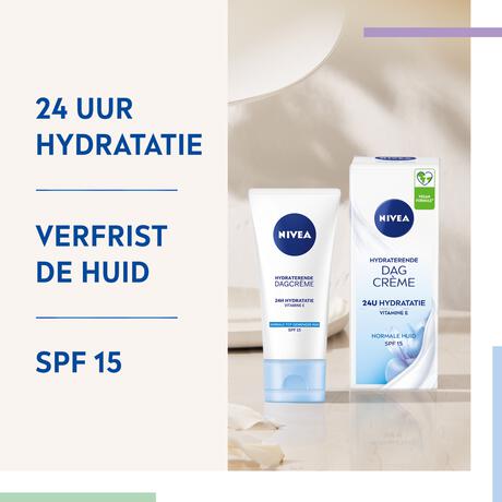 NIVEA Essentials +24h Hydraterende Dagcrème SPF15 50 ML
