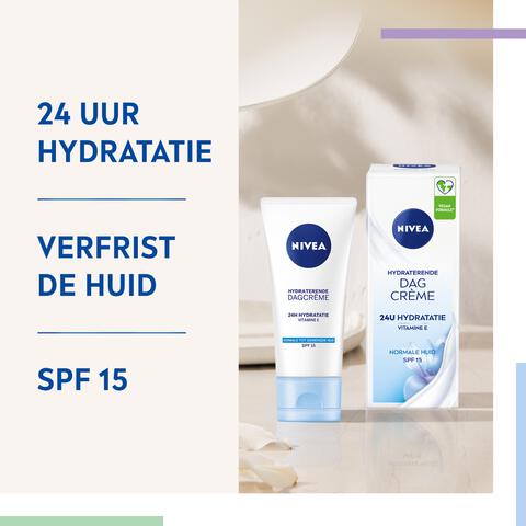 NIVEA Essentials +24h Hydraterende Dagcrème SPF15 50 ML