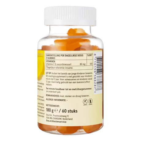 Etos Vitamine C 80 MG Gummies 60 stuks