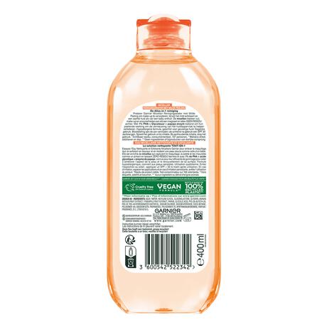 Garnier SkinActive Micellair Reinigingswater Milde Peeling Alles-in-1 400 ML