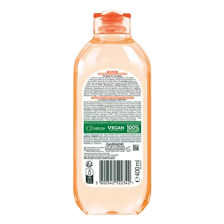 Garnier SkinActive Micellair Reinigingswater Milde Peeling Alles-in-1 400 ML