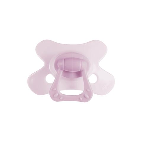 Difrax Fopspeen Natural 12 Maanden Lichtroze BPA-vrij