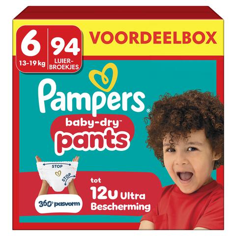 Pampers Baby Dry Pants Voordeelbox Luierbroekjes Maat 6 13-19 kg 94 stuks
