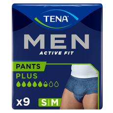 TENA Men Active Fit Incontinentiebroekjes S/M 9 stuks