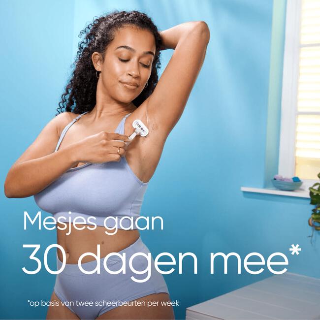Gillette Venus Deluxe Smooth Sensitive Rose Gold Scheersysteem 5 Blades