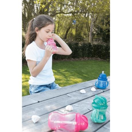 NUBY FLIP-IT ANTILEKBEKER HANDVATTEN 12 MAANDEN 240 ML