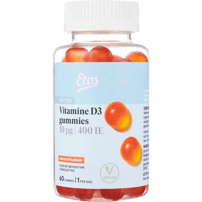 baden mengsel Voor een dagje uit Etos Vitamine D gummies 60 stuks 60 EA | Etos