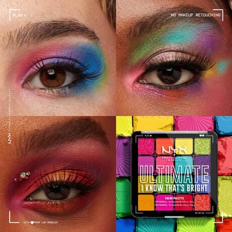 NYX Professional Makeup Ultimate Shad Pal 16-Pan I Know That'S Bright