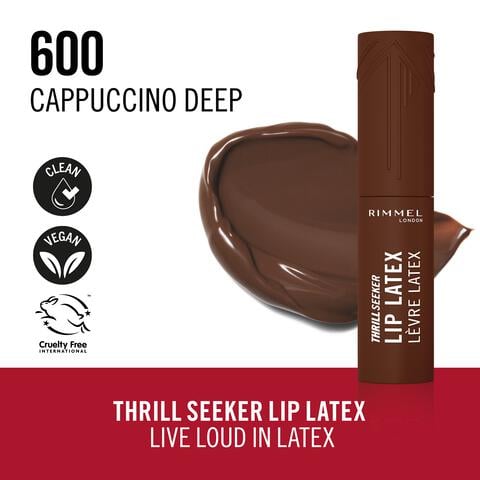 Rimmel Thrill Seeker Lip Latex Cappuccino&nbsp;Deep 600