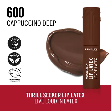 Rimmel Thrill Seeker Lip Latex Cappuccino&nbsp;Deep 600