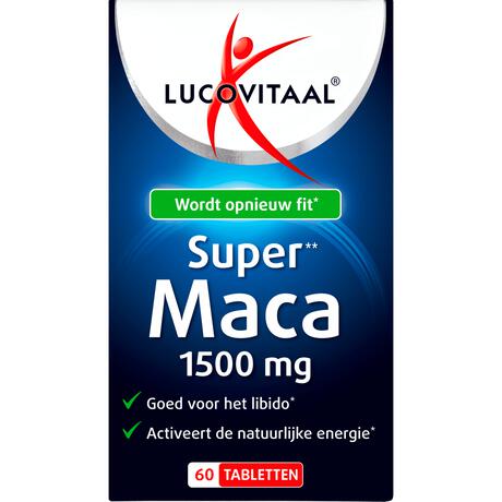 Lucovitaal Super Maca 1500mg 60 stuks