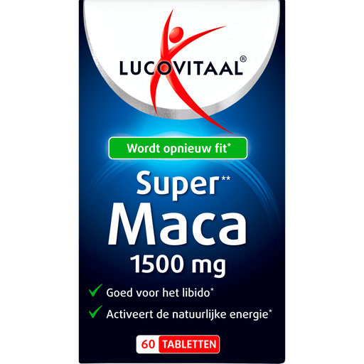 Lucovitaal Super Maca 1500 MG Tabletten 60 stuks