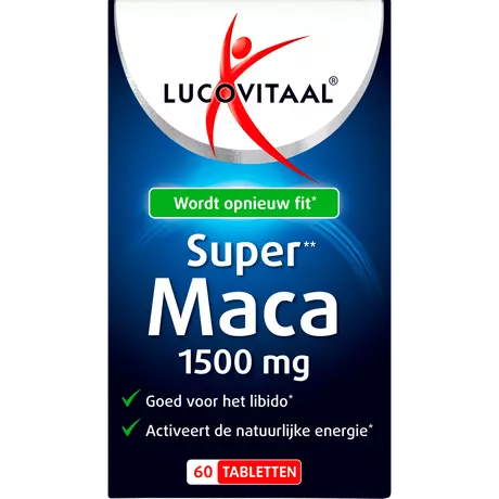 Lucovitaal Super Maca 1500 MG Tabletten 60 stuks