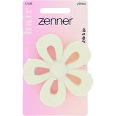 Zenner Haarklem Bloem Mat Wit
