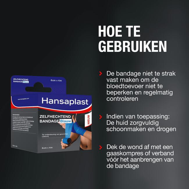 Hansaplast Zelfhechtende Bandage Sport Blauw