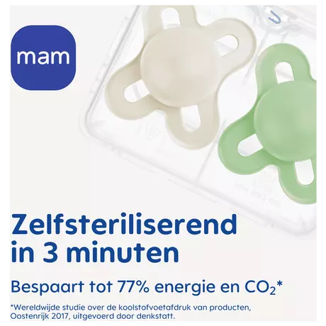 MAM Original Fopspeen Start 0-2 Maanden Blauw 2 stuks