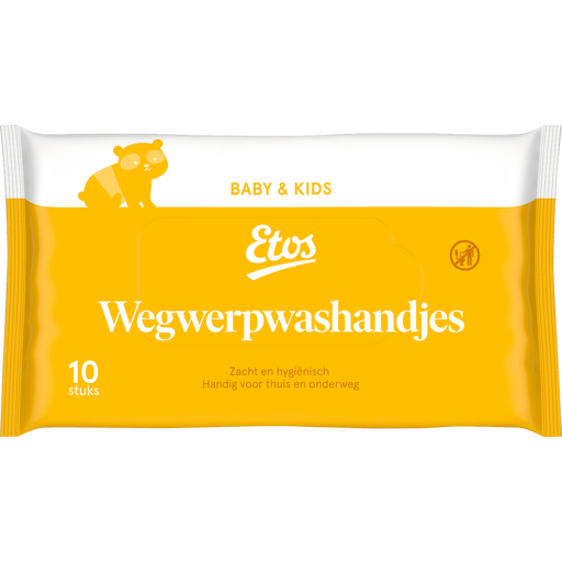 Etos Baby & Kids Droge Washandjes 10 stuks