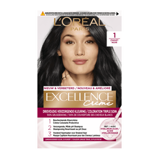 L'Oréal Paris Excellence Crème Permantente Haarverf 1 Intens Zwart