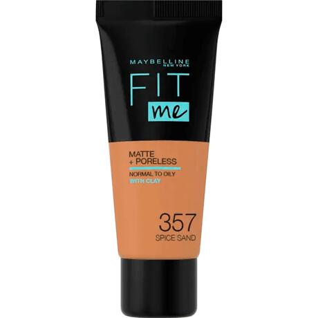 Maybelline New York Fit Me Matte + Poreless Foundation 357 Spiced Sand