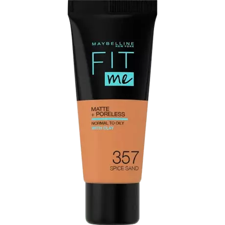 Maybelline New York Fit Me Matte + Poreless Foundation 357 Spiced Sand