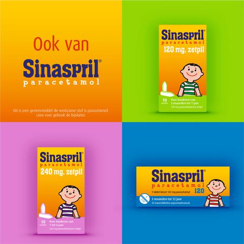 Sinaspril Vloeibaar paracetamol 120 mg 100 ML