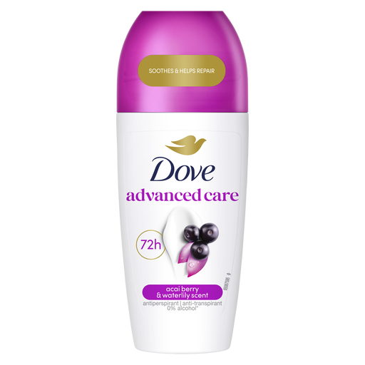 Dove Go Fresh Açaí Berry & Waterlily Anti-Transpirant Deodorant Roller 50 ML