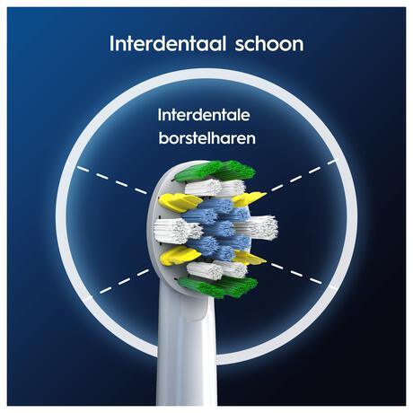 Oral-B Floss Action Opzetborstels Wit 4 Stuks