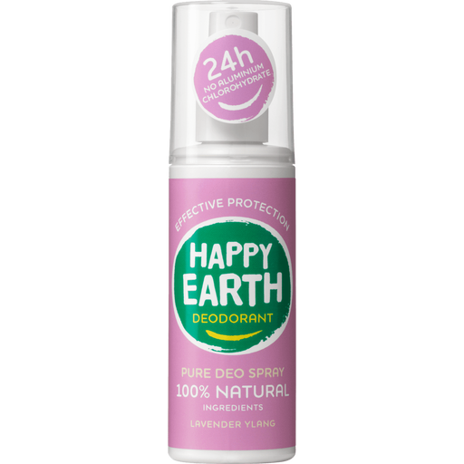 Happy Earth 100% Natuurlijke Lavender Ylang Deodorant Spray 100 ML