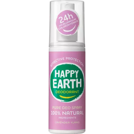 Happy Earth 100% Natuurlijke Lavender Ylang Deodorant Spray 100 ML
