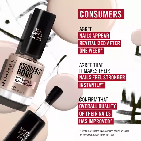 Rimmel London Wonder'Bond Care+Color Nagellak Bruin 006 Chai Treat
