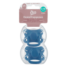 Etos Fopspenen 6-18 Maanden Blauw 2 stuks