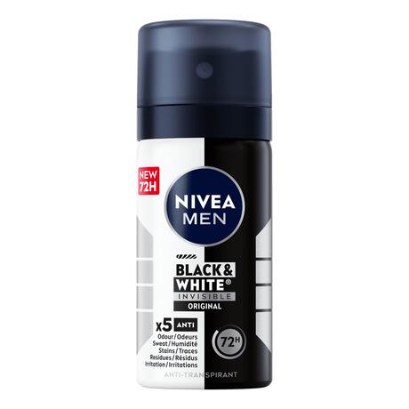 NIVEA MEN Black & White Deodorant Mini 35 ML