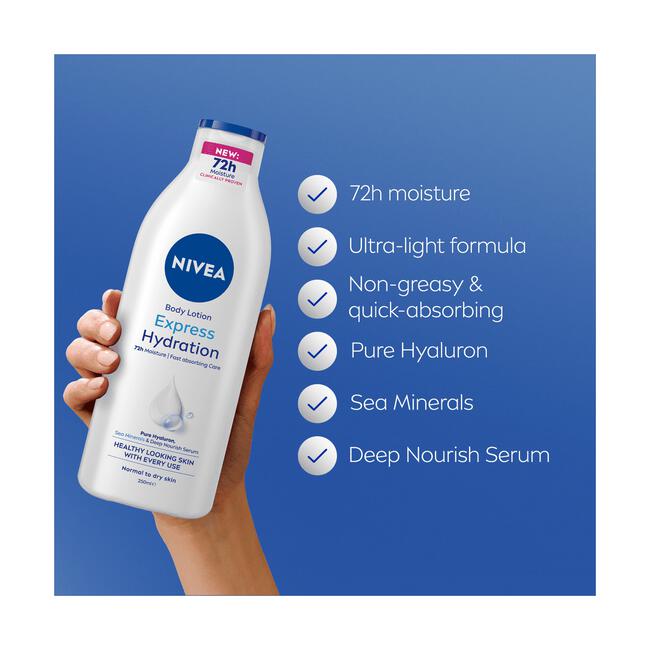 NIVEA Express Hydraterende Body Lotion 250 ML