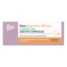 Etos Ibuprofen 200 MG Liquid Capsules 20 stuks