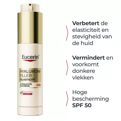 Eucerin Hyaluron-Filler Elasticity Ultralichte Dagcrème SPF50 50 ML