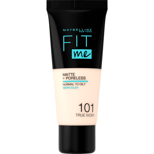 Maybelline New York Fit Me Matte + Poreless Foundation 101 True Ivory