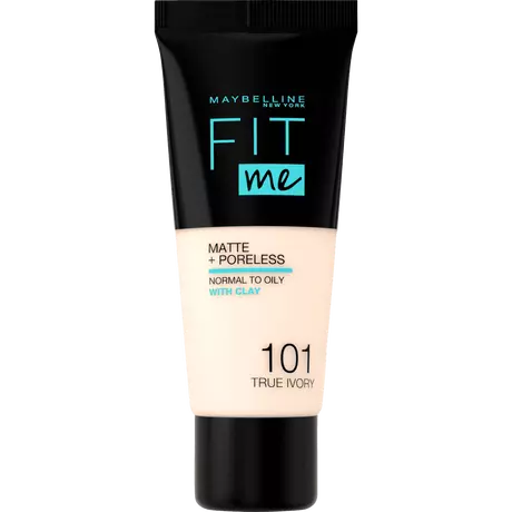 Maybelline New York Fit Me Matte + Poreless Foundation 101 True Ivory