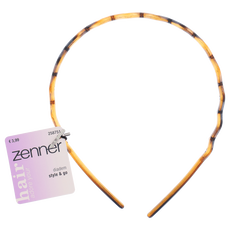 Zenner Diadeem zigzag bruin