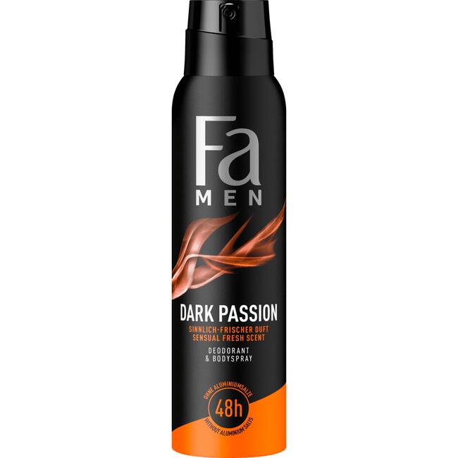 Fa Men Dark Passion Deodorant Spray 150 ML