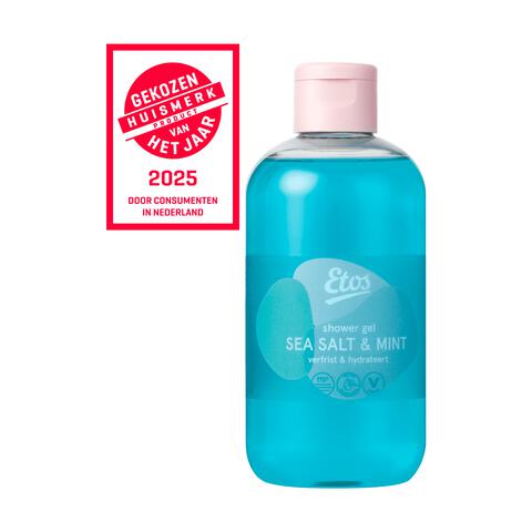 Etos Shower Bubbly Shower Gel Seasalt & Mint