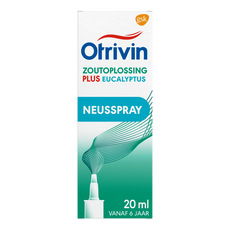 Otrivin Zoutoplossing Plus Eucalyptus Neusspray bij een Verstopte Neus 20 ML