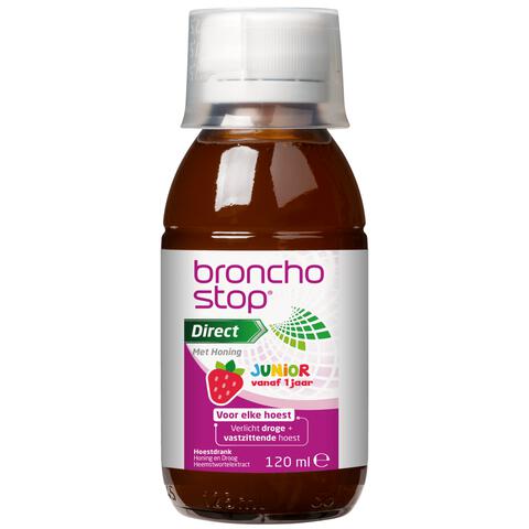 Bronchostop Direct Junior Hoestdrank met Honing 120 ML