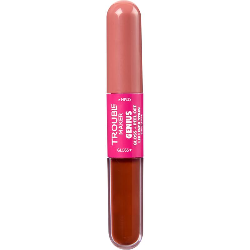 Trouble Maker Genius Peel-Off Lip Liner Stain And Gloss Checkmate