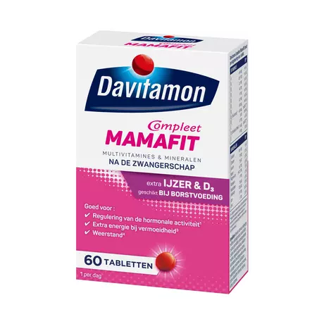 Davitamon Compleet Mamafit na Zwangerschap Tabletten 60 stuks