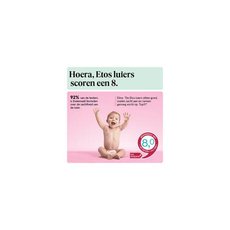 Etos Luiers Newborn Maat 1 2-5 kg Mid Pack 48 stuks