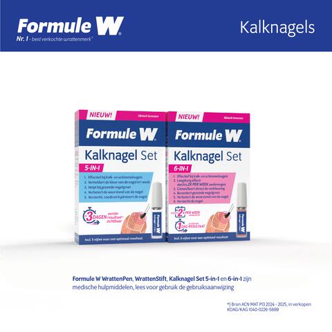 Formule W Kalknagel set 6-In-1
