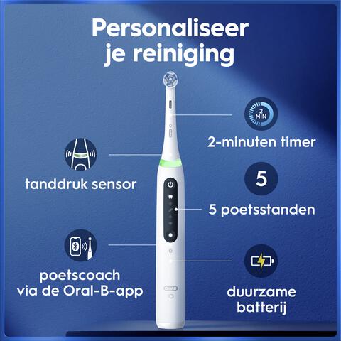 Oral-B iO 5s Wit Elektrische Tandenborstel 