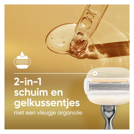 Gillette Venus ComfortGlow Argan Olie Navulmesjes 6 stuks
