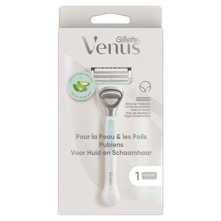 Gillette Venus Voor Huid En Schaamhaar Aloe Vera Scheersysteem 1 EA | Etos