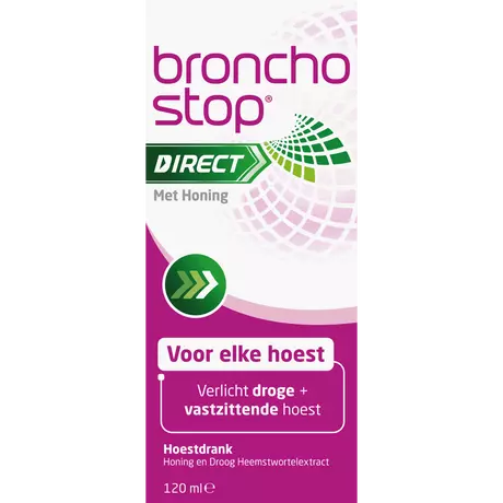 Bronchostop Direct Hoestdrank met Honing 120 ML